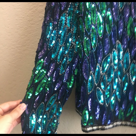 Vintage Tan-Chho sequin jacket - Picture 3 of 4